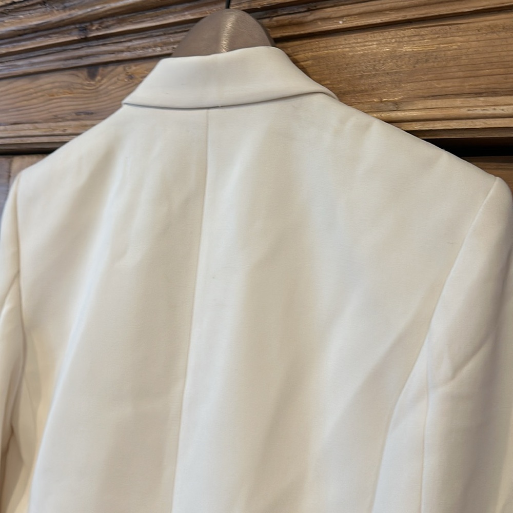 Theory Cream Two-Button Blazer - image 9